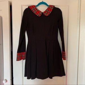 ModCloth Smak Parlour Plaid Collared Dress